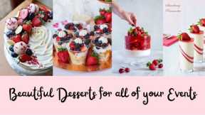 BEAUTIFUL DESSERTS 🧁 FOR ALL OF YOUR EVENTS & DINNER PARTIES