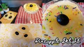 Pineapple Cream Delight | Pineapple Dessert | How to make Easy pineapple dessert in 10 minutes
