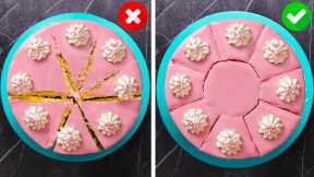 CAKE CUTTING | Genius Cooking Hacks And Fast Food Ideas For Every Meal