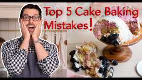Top 5 Cake Baking Mistakes!  | Preppy Kitchen