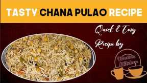 Easy Chana Pulao | How to make Pulao | Degi pulao Recipe by Hadia's kitchen