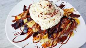 5 minutes dessert that melts in your mouth! No effort No special ingredients |fettuccine crepes