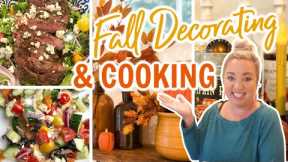 FALL DECORATING AND COOKING | EASY DINNER RECIPES | COOK WITH ME AND DECORATE | JESSICA O'DONOHUE