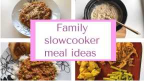 Meals of the week | Slow cook recipes | family dinners | saving energy