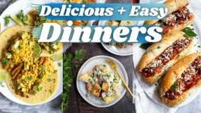 3 MUST TRY VEGAN DINNER RECIPES!