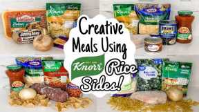 5 SHORTCUT Ingredient Dinner Recipes Using Knorr Rice | Tasty Cheap Meals Made EASY! | Julia Pacheco