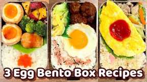 3 Perfect Egg Bento Box - Revealing Secret Recipes!