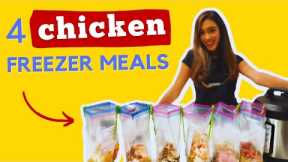 4 Delicious Chicken Freezer Meals - Quick and Easy Freezer Meal Recipes