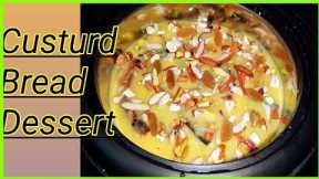 Easy Bread Dessert Recipe Bengali ll Sweet Bread Dessert llHow to make Custurd Bread Dessert easily