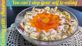How to make custard Recipe | custard Recipe | Easy desserts recipe | fruit custard recipe | trifle