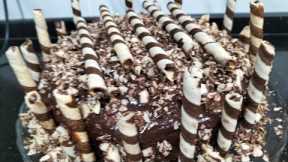 Homemade Chocolate wafer cake#cakes #satisfying #homemade