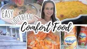 Nothing Like HOME COOKIN'!  CHICKEN & Dumplings and Cheesy Broccoli CORNBREAD