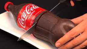 Coca Cola Bottle Cake (Coke Bottle Cake) from Cookies!! chocolate dessert! Bazilika Desserts.