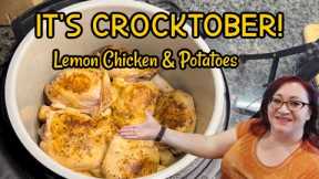 CROCKTOBER | SLOW COOKER RECIPES | LEMON CHICKEN & POTATOES | CROCKPOT RECIPES | CROCKTOBER 2022