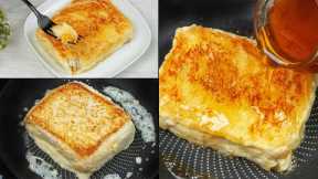 Easy bread dessert Recipe | bread and milk dessert |  Sweet Bread Recipe For Kids | Bread Pancake