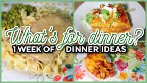 WHAT'S FOR DINNER? | 7 Real-Life Family Meal Ideas