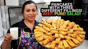 Budget Dinner Recipes : 75 Pancakes (Cupcakes) From 1 GLASS Milk 3 Type Street Food