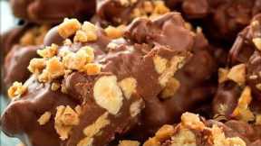10 Minutes Recipe | Chocolate Dessert | No Bake Dessert recipe | Dessert Recipe | Snackers Cluster