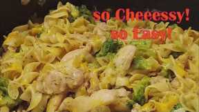 Cheesy Brocolli and Chicken Egg Noodle/ Easy Recipe #cheesy #eggnoodlesrecipe #easyrecipe #broccoli