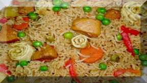 Chicken and Vegetables Pulao Recipe mtow/delicious allo mater chicken pulao