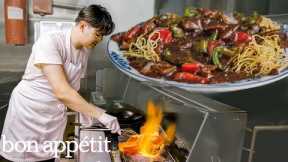 A Day With A Line Cook At Brooklyn's Hottest Chinese Restaurant | On The Line | Bon Appétit