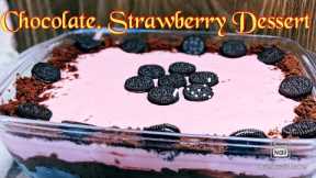 Dessert Recipe By Taste Ocean | Chocolate, Strawberry Dessert Recipe