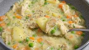 The Best Leftovers – Cream of Chicken and Veg Soup!