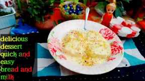 miniature bread malai dessert recipe |how to make Instant malai cake | winter special dessert recipe