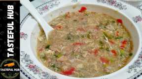 Simple Chicken Vegetable Soup Recipe – Easy Soup At Home #chickensouprecipe #hotsoup | Tasteful Hub