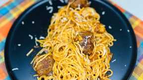 Simple spaghetti and meatballs recipe | the cooking nurse
