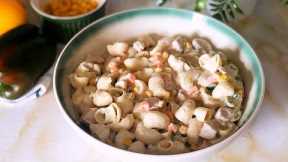 Creamy Macaroni Salad || Chicken and Macaroni salad || Bisma's kitchen