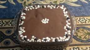 Chocolate biscuit pudding | No bake dessert recipe | loving food