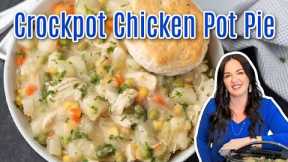Crockpot Chicken Pot Pie - The Best Slow Cooker Recipe!