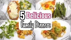 5 of the BEST Family Favorite DINNER RECIPES | EASY Dinner Recipes to make in 2023 on a Budget