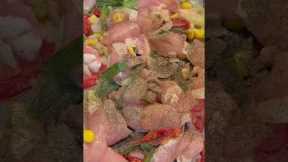 Gluten free pasta dinner with chicken and veggies. Easy dinner ideas