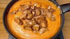 SIMPLE recipes for cooking chicken breasts in a frying pan! Chicken fillet goulash!
