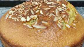 Making spongy and tasty cake in Panasonic microwave oven