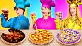 BROKE VS RICH VS ULTRA RICH COOKING CHALLENGE || Funny Kitchen Hacks by 123 GO! FOOD