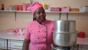 Baking a cake without an Oven!!! (Using a Jiko or gas cooker)
