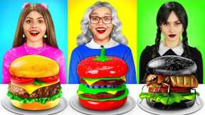 Wednesday vs Grandma Cooking Challenge | Tricks and Tips For Secret Kitchen Battle by Mega Game