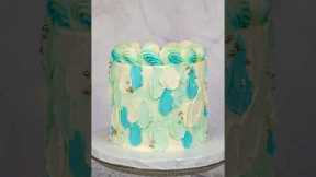 Making cakes for friends makes me happy!! Marble cake with a lil fun & classy blue vibe 💙