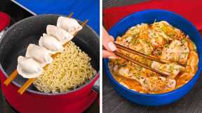 DUMPLINGS WITH NOODLES? | Genius TIKTOK Food Hacks And Unusual Recipes You Will Adore