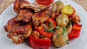 Recipe for chicken wings in the oven + bonus. Fast, simple and very tasty!