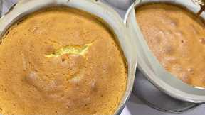 Best Vanilla sponge cake baked with oil.
