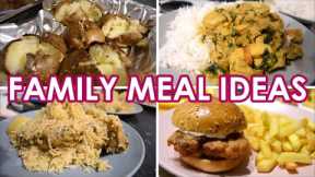 Week of dinners for a family of 9 (with recipes)