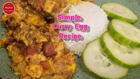 SIMPLE CURRY EGG RECIPE. MASALA EI ANDERS GEMAAKT.