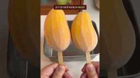 HOW TO EAT MANGO LIKE A PRO? #recipe #mango #popsicle #chinesefood #dessert #yogurt