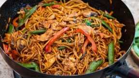 BETTER THAN TAKEOUT - Easy Chicken Lo Mein Recipe