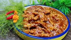 Chilli Masala Gravy without Fried | Chilli Mutton | Easy Mutton Gravy  Recipe ! Semi Thick Gravy