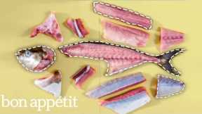 How a Japanese Chef Turns a Whole Fish Into 6 Dishes | Handcrafted | Bon Appétit